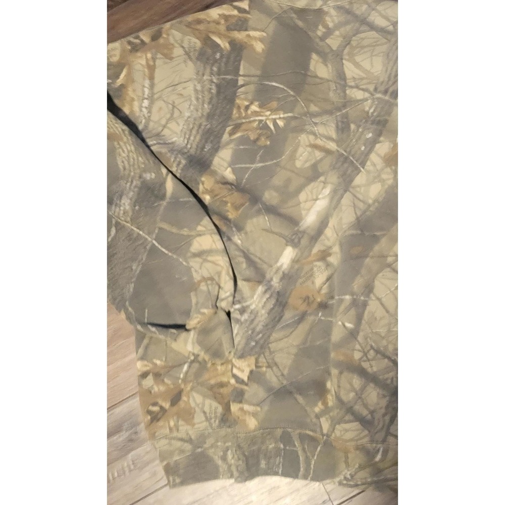 Vintage Realtree Jerzees Camo Sweatshirt Mens large Hunting Crewneck 90s - Picture 3 of 5